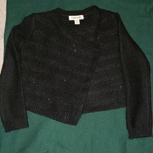 Crop Cardigan with sequences